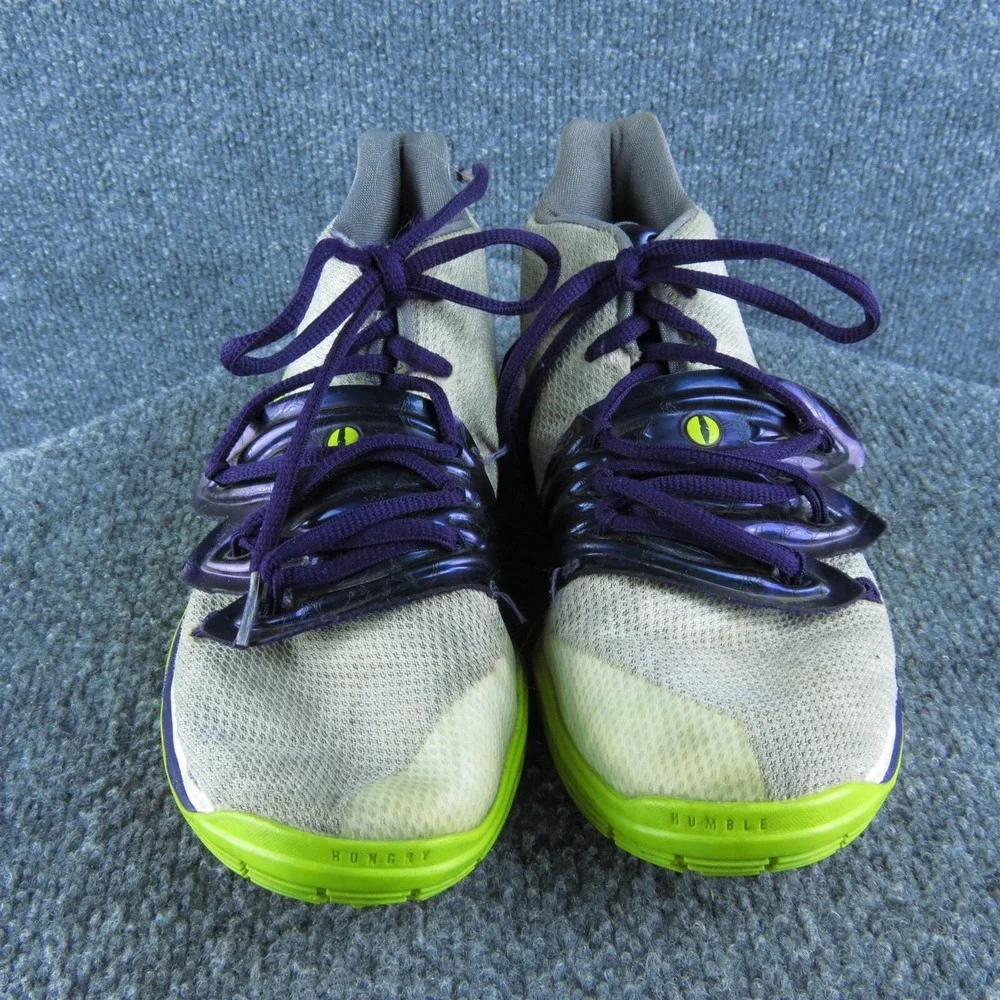 Nike‎ Boys Sneaker Shoes Sz Y 5 Medium Athletic Gray Fabric Lace Up